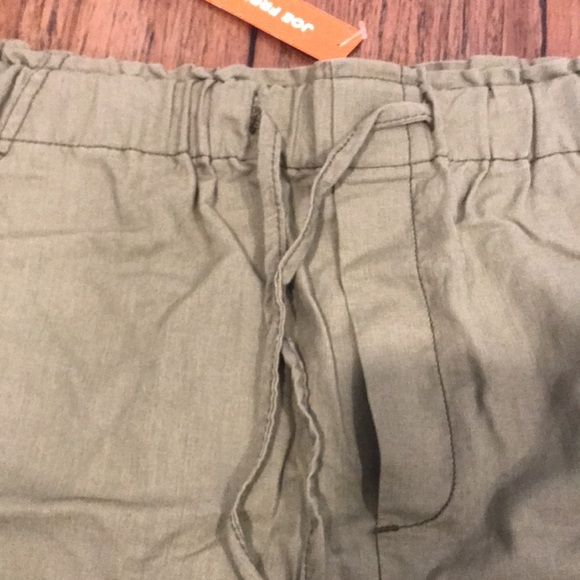 3 for $35 Brand new Army green Joe Fresh tie shorts - Picture 4 of 6